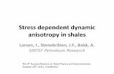 Stress dependent dynamic anisotropy in shales