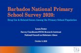 Barbados National Primary School Survey 2020