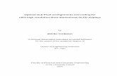 Optimal Sub-Pixel arrangements and coding for ultra-high ...