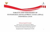 TARGETS AND STRATEGIES OF SUSTAINABLE DEVELOPMENT …