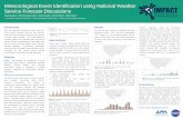 Meteorological Event Identification using National Weather ...