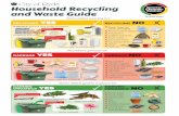 Household Recycling and Waste Guide Flyer