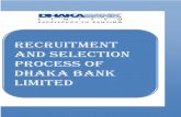 RECRUITMENT AND seLECTION pROCESS OF DHAKA BANK …