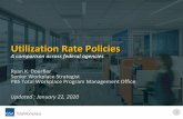 Utilization Rate Policies - nationalacademies.org