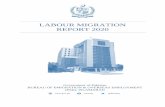 LABOUR MIGRATION REPORT 2020 - Government of Pakistan