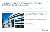 FRAUNHOFER INSTITUTE FOR SOLAR ENERGY SYSTEMS ISE …