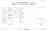 HANS 338 PITT STREET SYDNEY, PUBLIC DOMAIN CIVIL WORKS