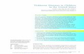 Tickborne Diseases in Children in the United States