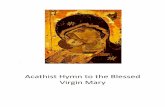 Acathist Hymn to the Blessed Virgin Mary