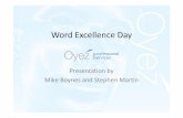 Word Excellence Day