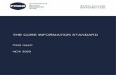 THE CORE INFORMATION STANDARD