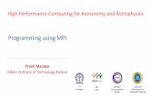 Programming using MPI - ccds.iitkgp.ac.in