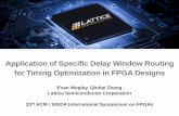 Application of Specific Delay Window Routing for Timing ...