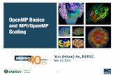 OpenMP Basics and MPI/OpenMP Scaling - NERSC