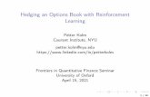 Hedging an Options Book with Reinforcement Learning