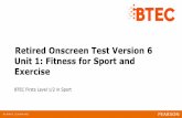 Retired Onscreen Test Version 6 Unit 1: Fitness for Sport ...
