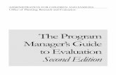The Program Manager's Guide to Evaluation