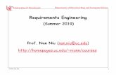 Requirements Engineering - UC Homepages