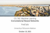 CS 760: Machine Learning Convolutional Neural Networks
