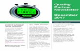 Quality Partner Newsletter December 2017