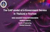 The GAP model of e-Government Service in Thailand e-Tourism