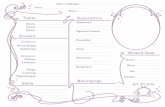 Little Wizards: Character Sheets - Crafty Games