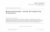 Easements and Property Tenure