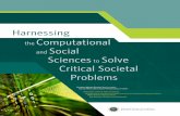 Harnessing the Computational and Social Sciences to Solve ...