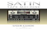 Satin user guide - Audiofanzine