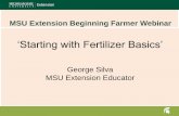 ‘Starting with Fertilizer Basics’