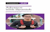 Advance with Spanish - CLEP