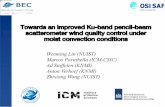 Towards an improved Ku-band pencil-beam scatterometer wind ...