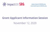 Grant Applicant Information Session