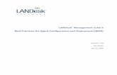 LANDesk Management Suite 9 Best Practices for Agent ...