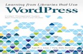 Learning from Libraries that Use WordPress