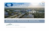 Budget training manual - FGCU