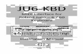 MIDI Interface for Roland Juno – 6 / 60 Keyboard