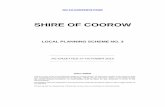 LOCAL PLANNING SCHEME NO. 3 - Shire of Coorow