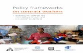 Policy frameworks