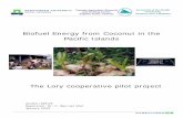 Biofuel Energy from Coconut in the Pacific Islands