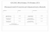 GCSE Biology Trilogy (F) Required Practical Question Book