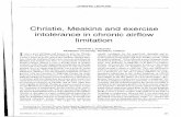 Christie, Meakins and exercise intolerance in chronic ...