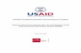 USAID-Funded Economic Governance II Project