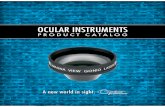 Ocular Instruments Product Catalog 2011