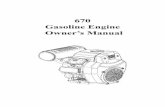 670 Gasoline Engine Owner’s Manual - PrimusDanmark.dk