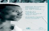 Human Resources Development for TB Control