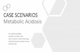 CASE SCENARIOS Metabolic Acidosis