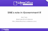 SME's role in Government IT