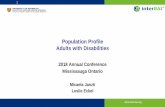 Population Profile Adults with Disabilities