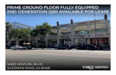 PRIME GROUND FLOOR FULLY EQUIPPED 2ND-GENERATION QSR ...